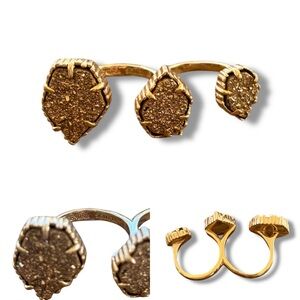 Kendra Scott Rose Gold Naomi Druzy Ring